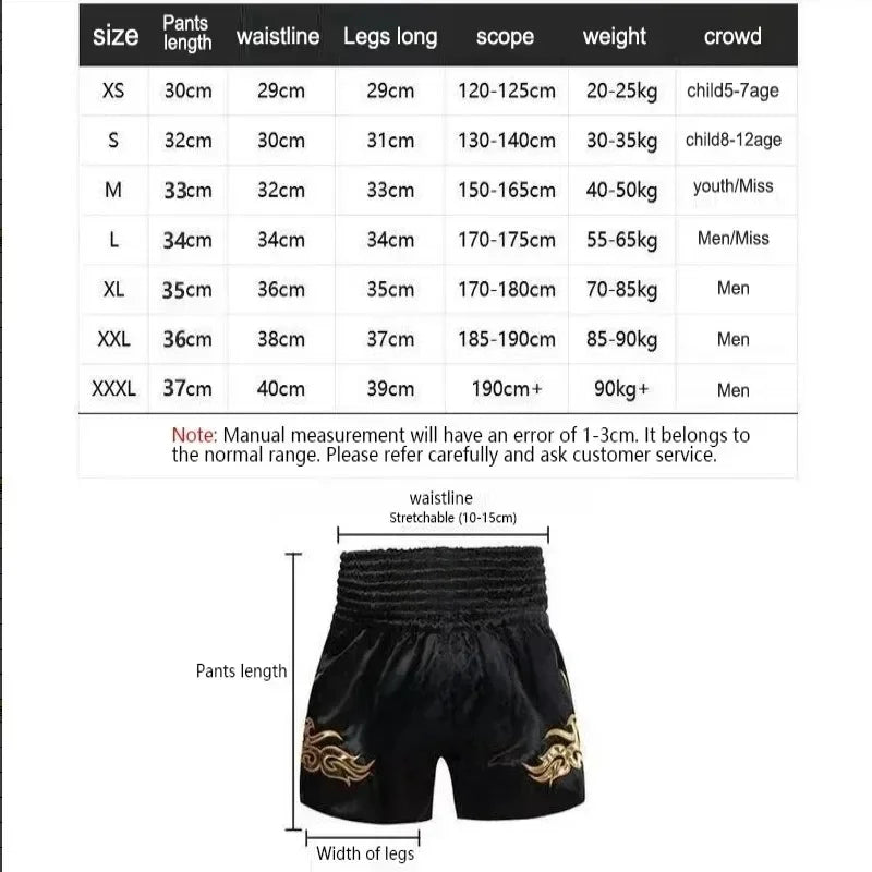 UFC 3D Printing Men's Sports Shorts MMA Oliveira Same Style Mixed Martial Arts Training Pants Thai Boxing Half Pants